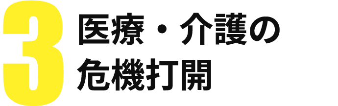 3 医療・介護の危機打開